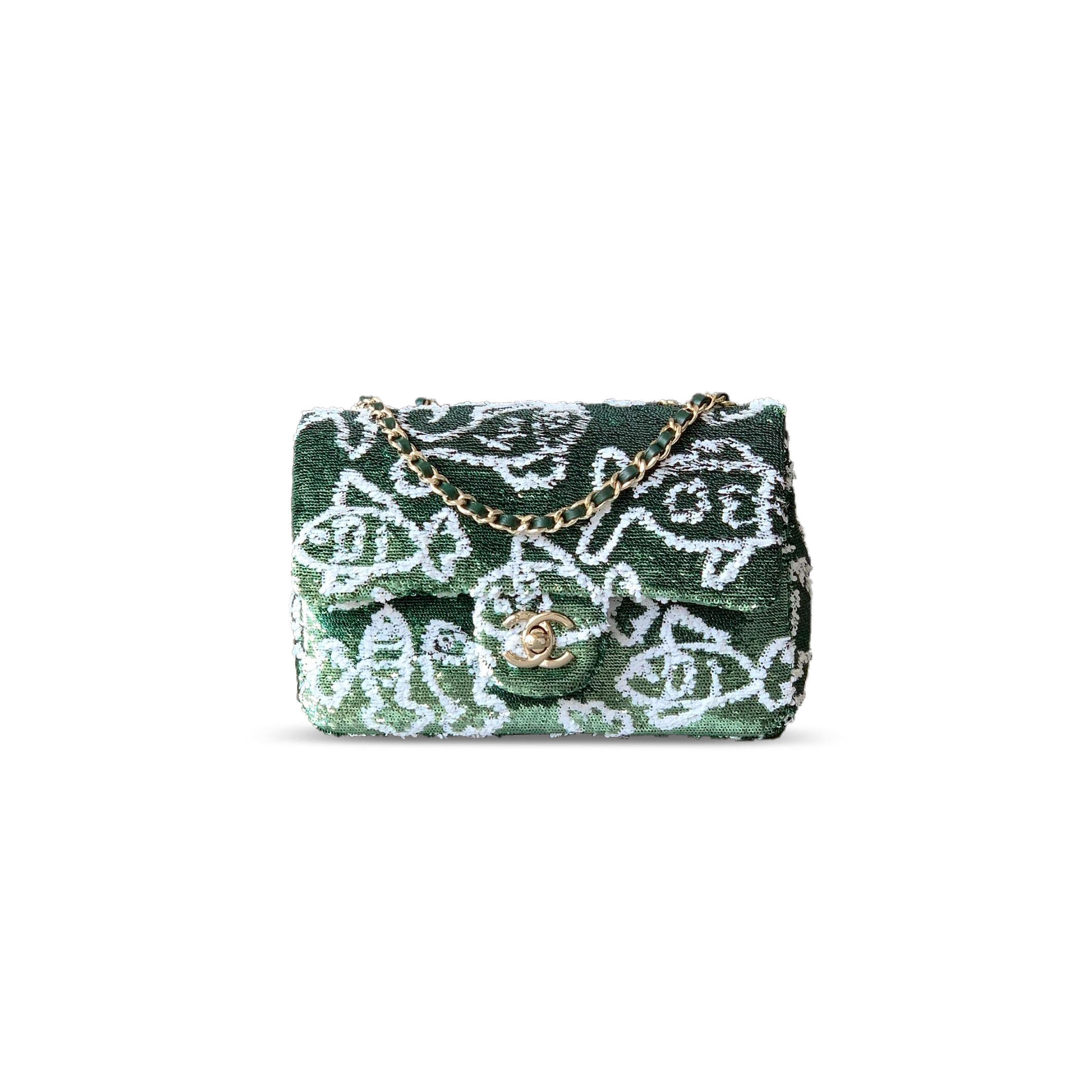 Ch*el rectangular mini flap bag 296361 (20*12*6cm)
